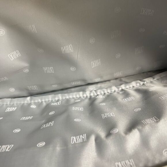 Oleg Cassini Brown Weekender Overnight Travel Duffel Carry-On Bag. - Picture 11 of 14